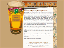 Tablet Screenshot of papercity.com